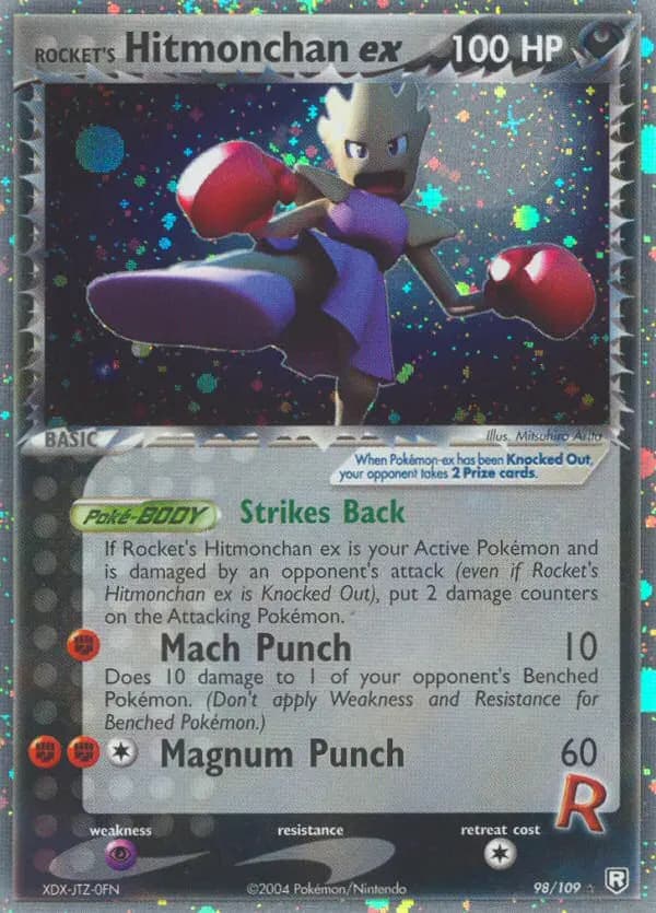 Rocket's Hitmonchan ex — Team Rocket Returns #98