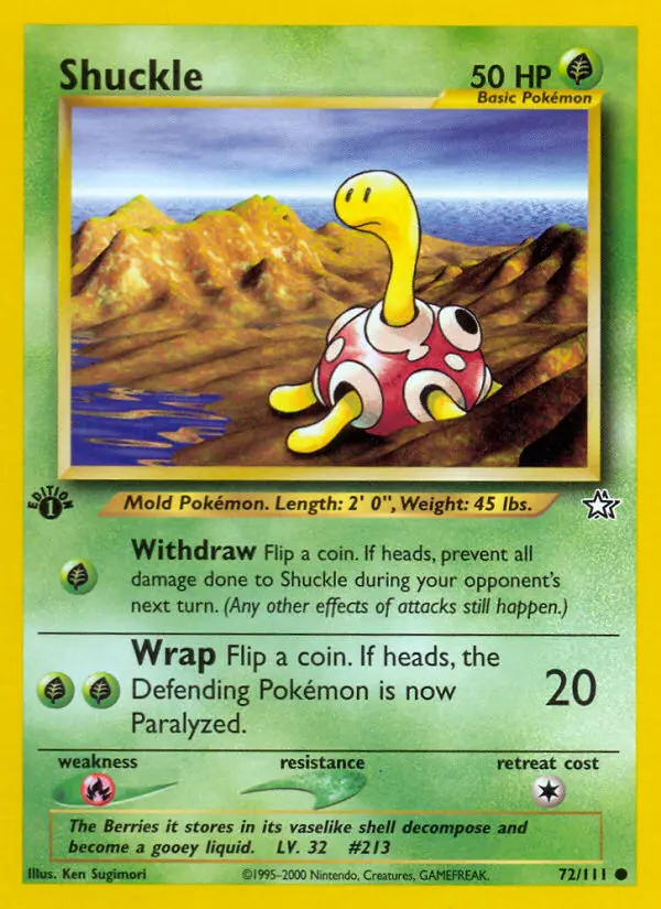Shuckle — Neo Genesis #72