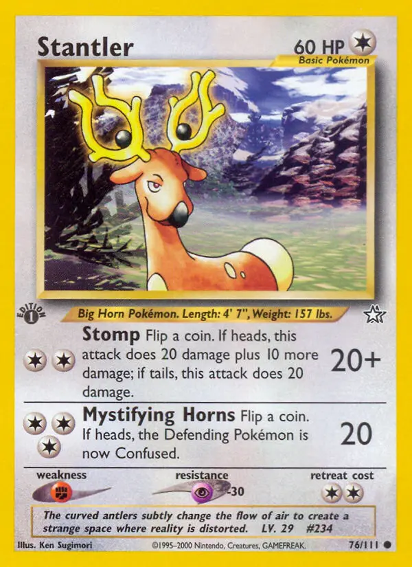 Stantler — Neo Genesis #76