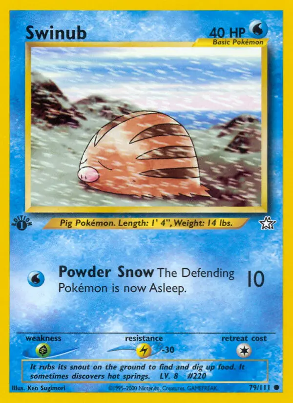 Swinub — Neo Genesis #79