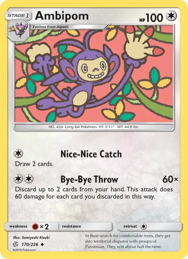 Ambipom — Cosmic Eclipse #170