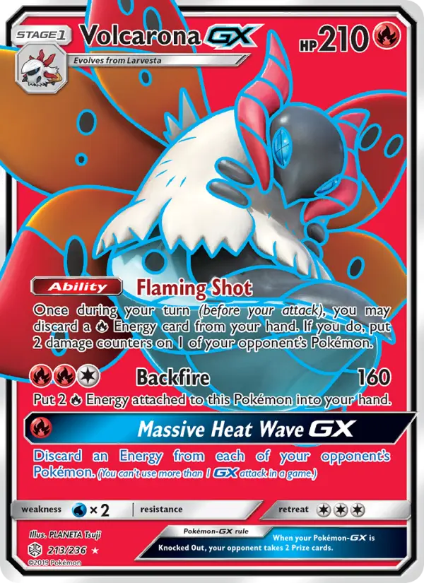 Volcarona GX — Cosmic Eclipse #213
