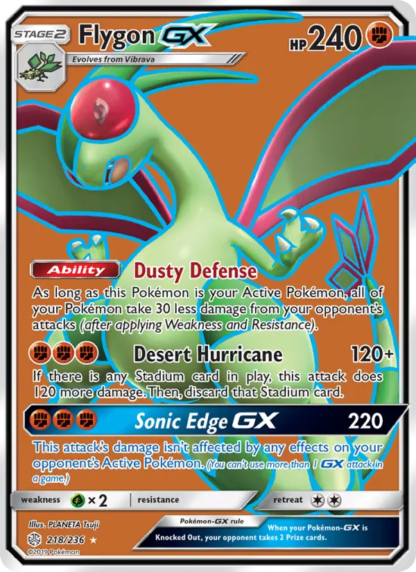 Flygon GX — Cosmic Eclipse #218