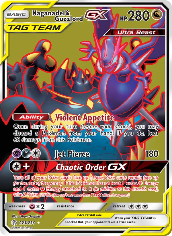Naganadel & Guzzlord GX — Cosmic Eclipse #223