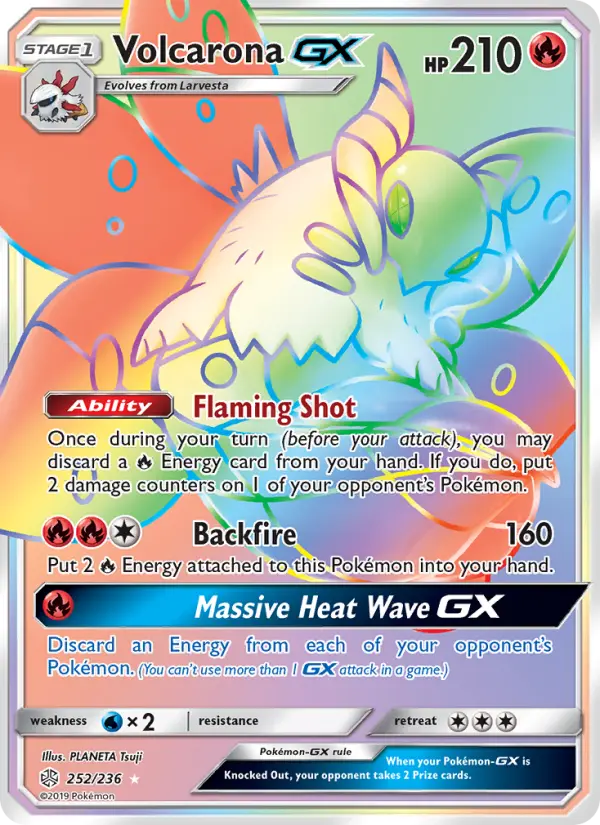 Volcarona GX — Cosmic Eclipse #252