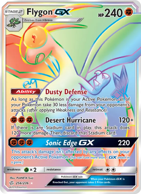 Flygon GX — Cosmic Eclipse #256