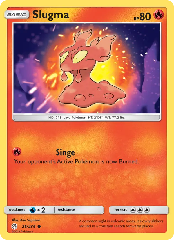 Slugma — Cosmic Eclipse #26