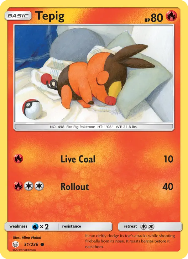 Tepig — Cosmic Eclipse #31