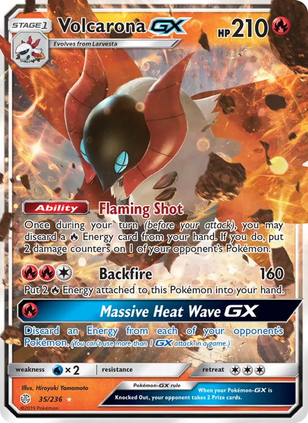 Volcarona GX — Cosmic Eclipse #35