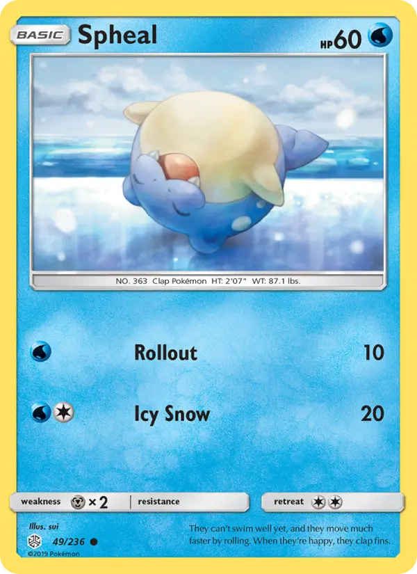 Spheal — Cosmic Eclipse #49
