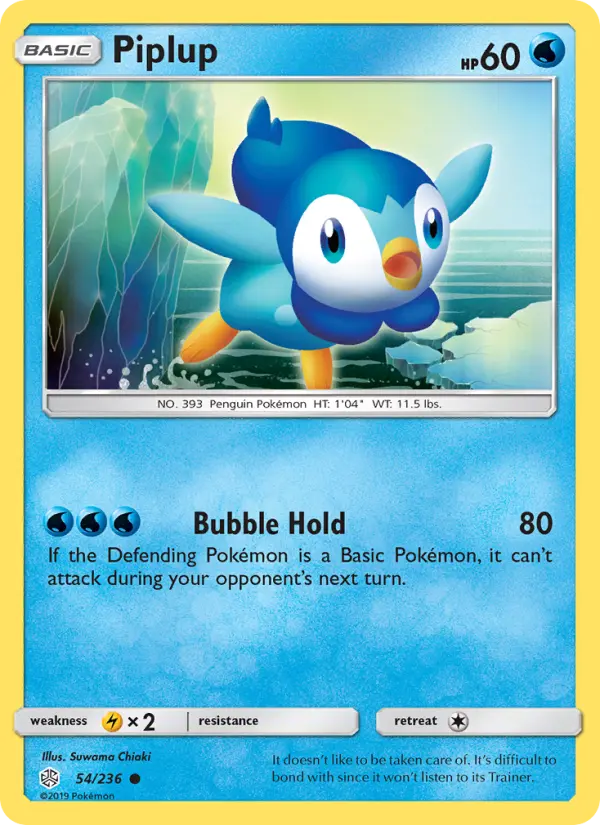 Piplup — Cosmic Eclipse #54