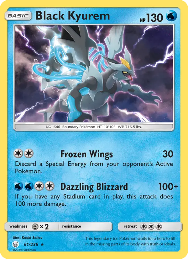 Black Kyurem — Cosmic Eclipse #61