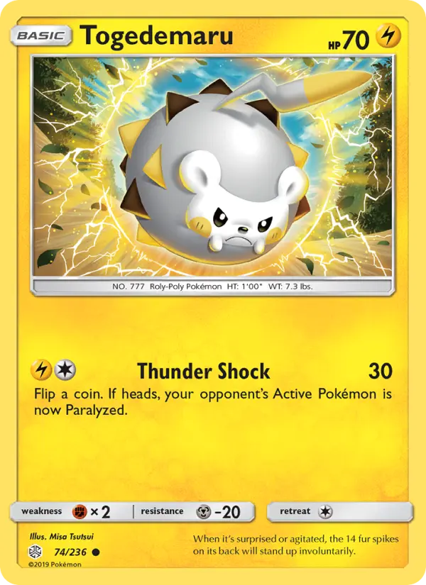 Togedemaru — Cosmic Eclipse #74