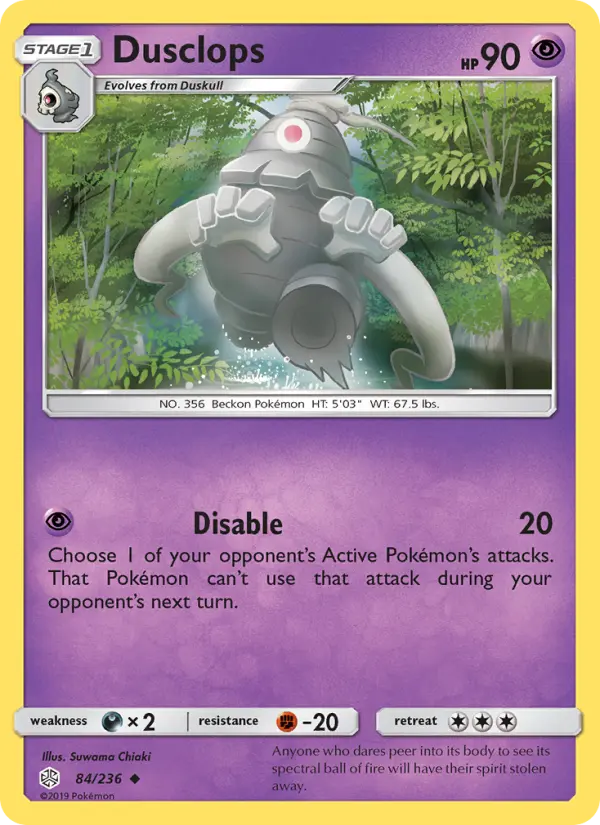 Dusclops — Cosmic Eclipse #84