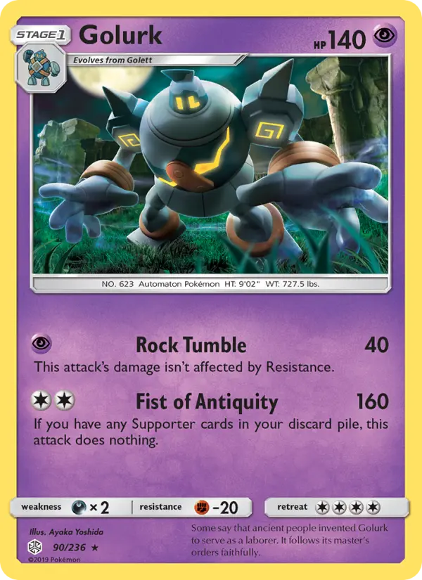 Golurk — Cosmic Eclipse #90
