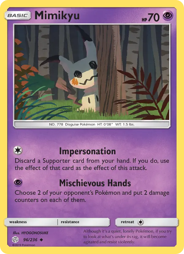 Mimikyu — Cosmic Eclipse #96