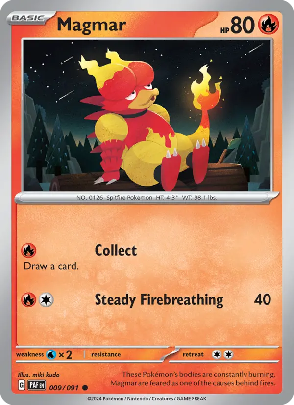 Magmar — Paldean Fates #009