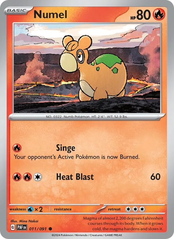 Numel — Paldean Fates #011
