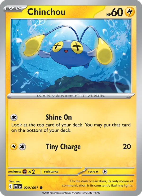 Chinchou — Paldean Fates #020