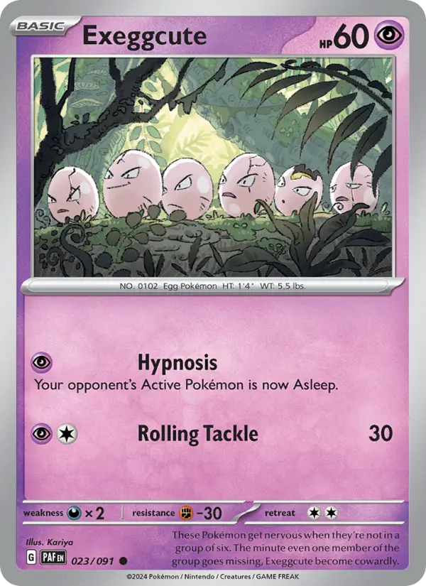 Exeggcute — Paldean Fates #023