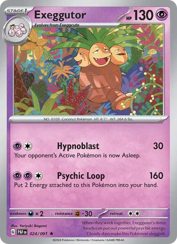 Exeggutor — Paldean Fates #024