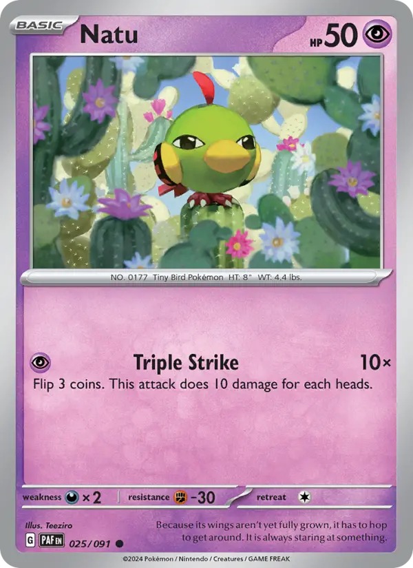Natu — Paldean Fates #025