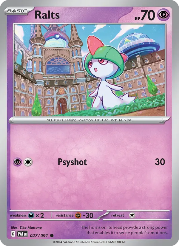 Ralts — Paldean Fates #027