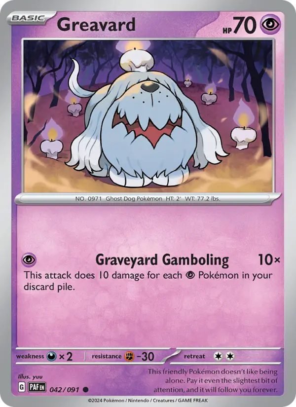 Greavard — Paldean Fates #042