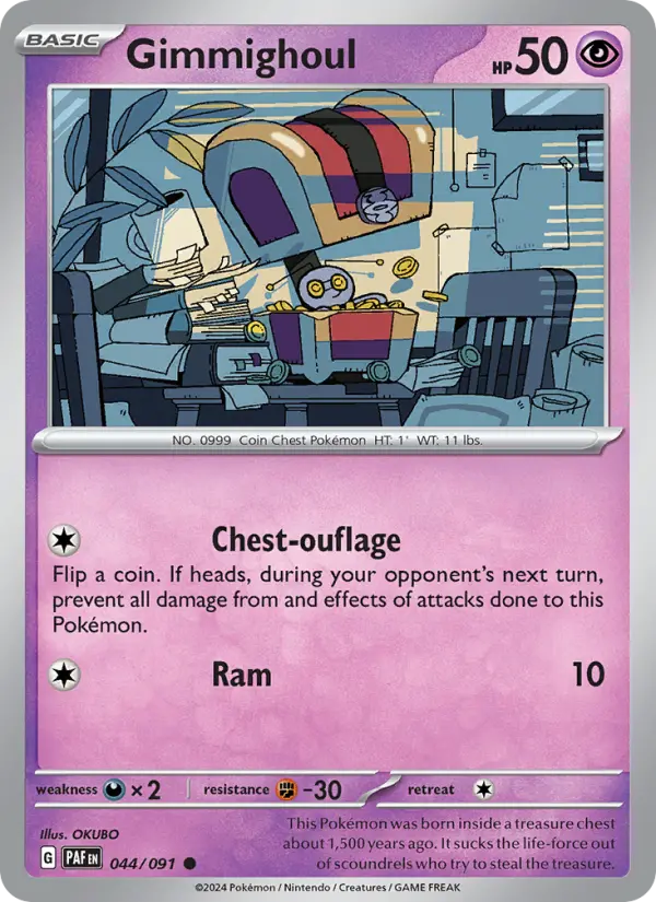 Gimmighoul — Paldean Fates #044