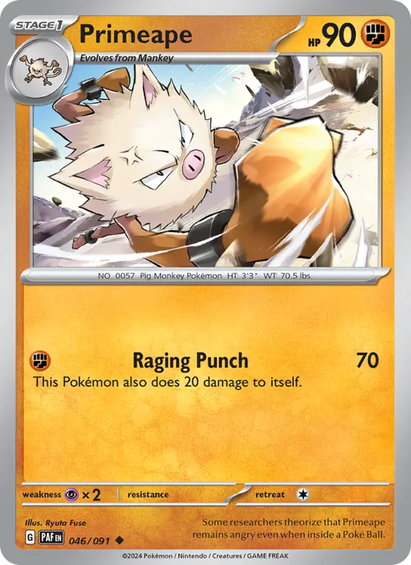Primeape — Paldean Fates #046