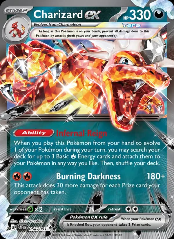 Charizard ex — Paldean Fates #054