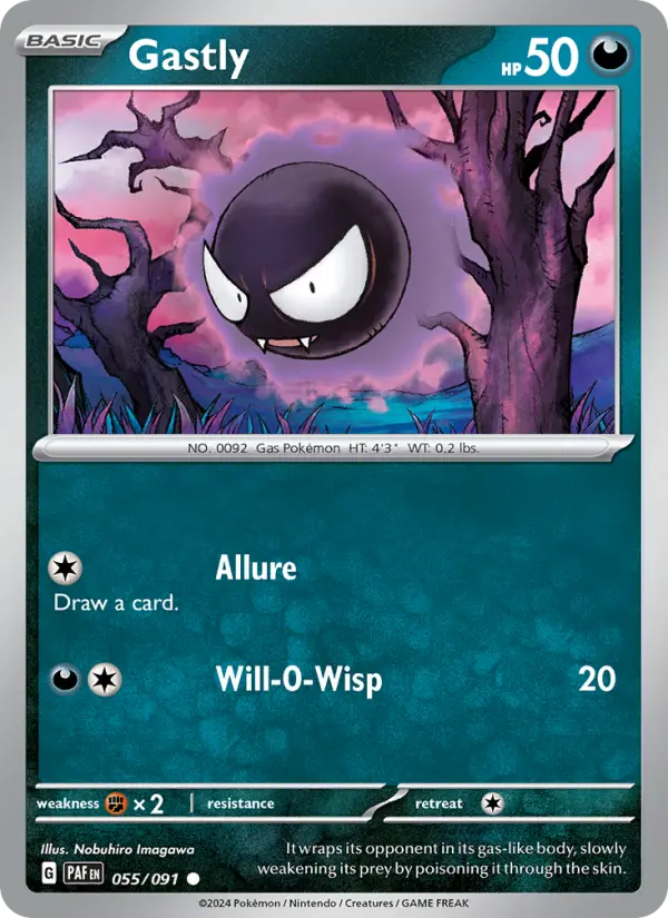 Gastly — Paldean Fates #055
