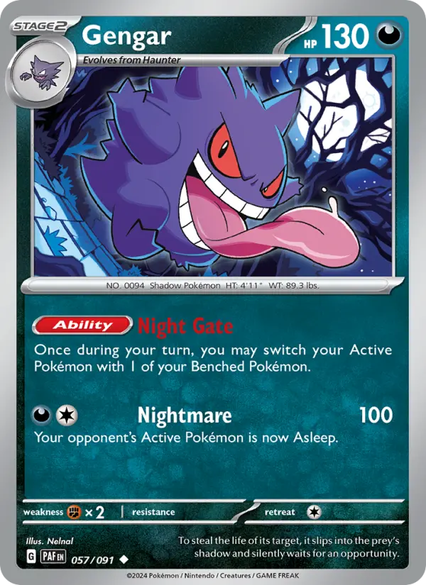 Gengar — Paldean Fates #057