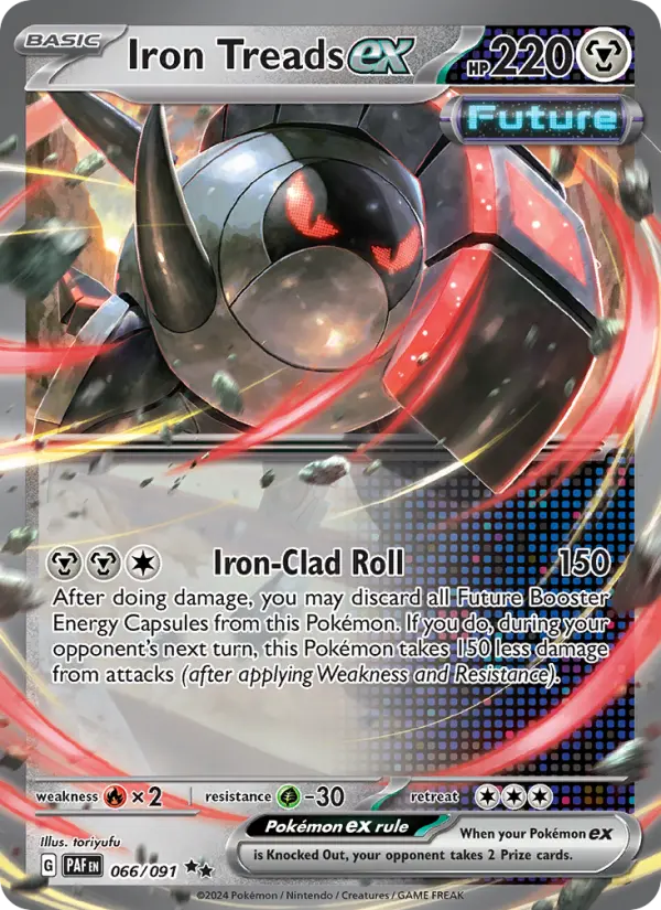 Iron Treads ex — Paldean Fates #066