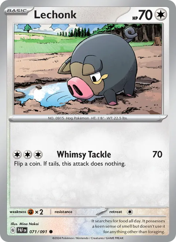 Lechonk — Paldean Fates #071