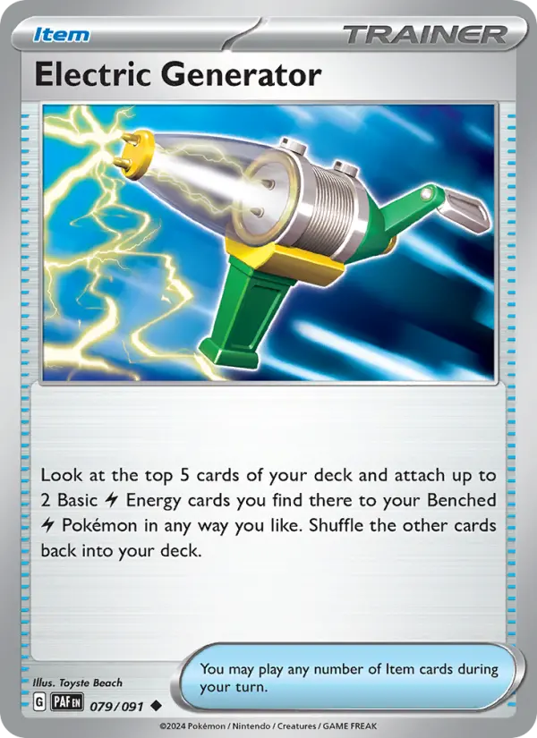 Electric Generator — Paldean Fates #079
