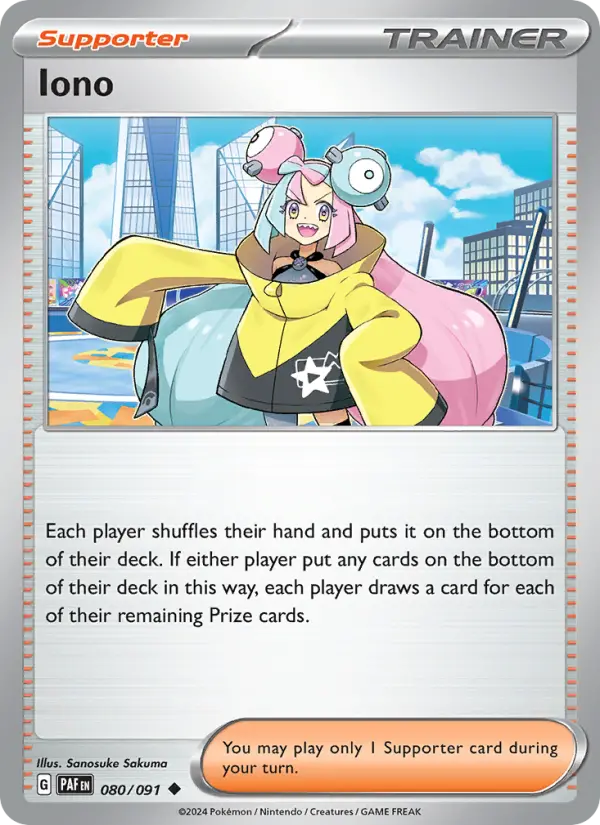 Iono — Paldean Fates #080