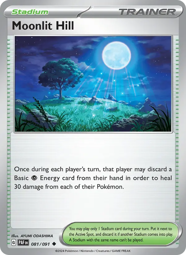 Moonlit Hill — Paldean Fates #081