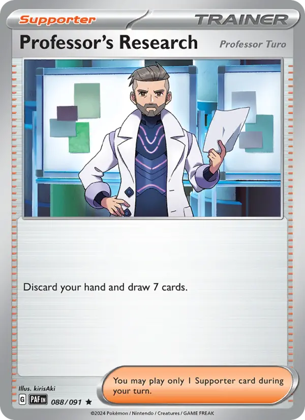 Professor's Research — Paldean Fates #088