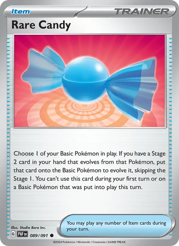Rare Candy — Paldean Fates #089