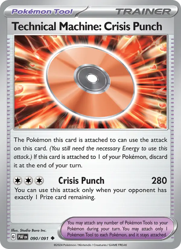 Technical Machine: Crisis Punch — Paldean Fates #090