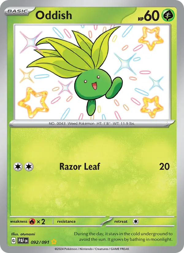 Oddish — Paldean Fates #092