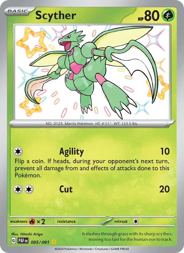Scyther — Paldean Fates #095