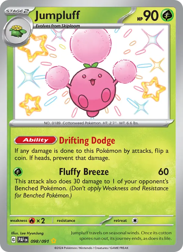 Jumpluff — Paldean Fates #098