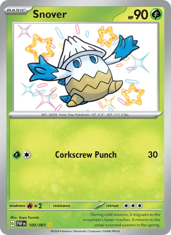 Snover — Paldean Fates #100