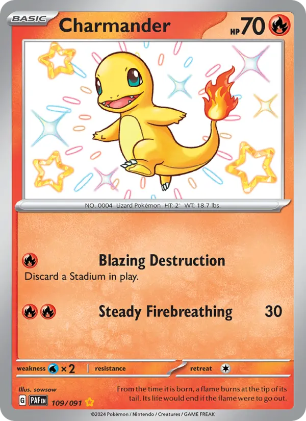 Charmander — Paldean Fates #109