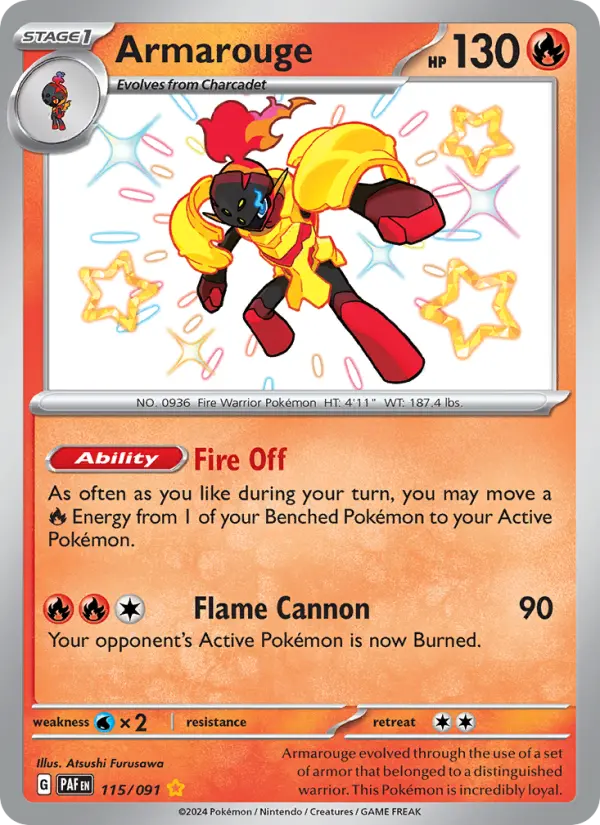 Armarouge — Paldean Fates #115