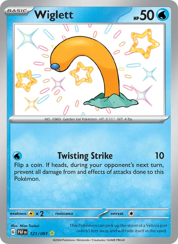 Wiglett — Paldean Fates #121
