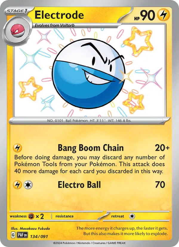 Electrode — Paldean Fates #134