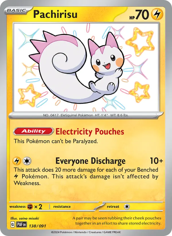 Pachirisu — Paldean Fates #138